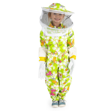 Child Beekeeping Suit Green with Veil (Size 6-9),CL628, Mann Lake Ltd.